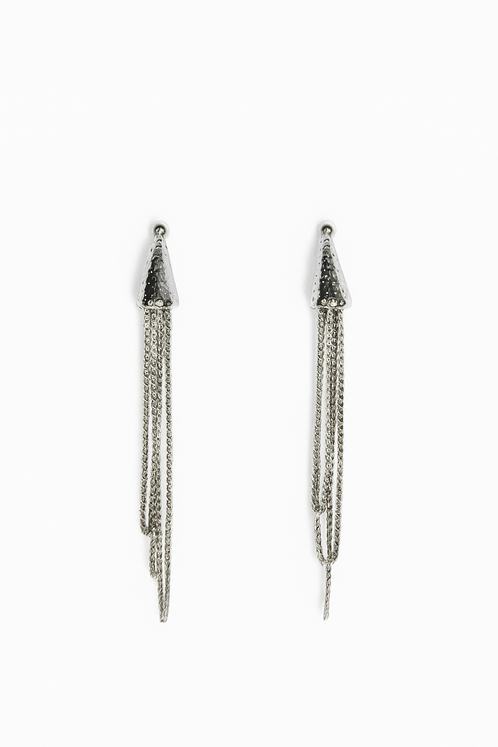 Nico Threader Earring (Silver Polish)