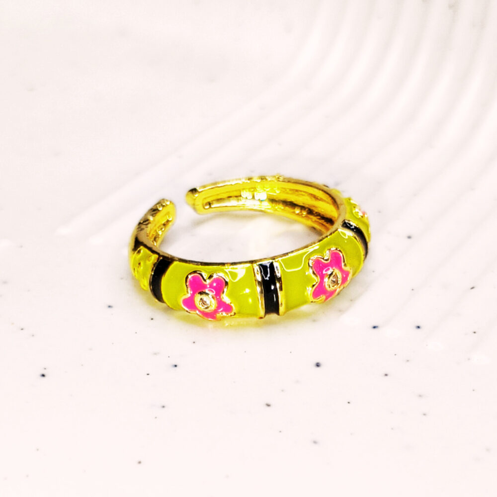 Petal Pop Ring (Green)